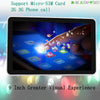 New Design 9 inch Quad Core Android4.4 Tablet Pc 2GB RAM 16GB ROM Suppoet 2G 3G Make Call and Receiced Message Micro Sim Card